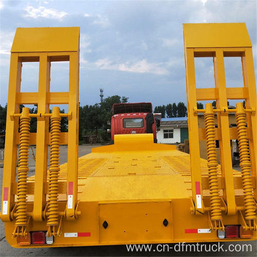 3 Axles 50t Construction Equipment Lowbed Semi Trailers